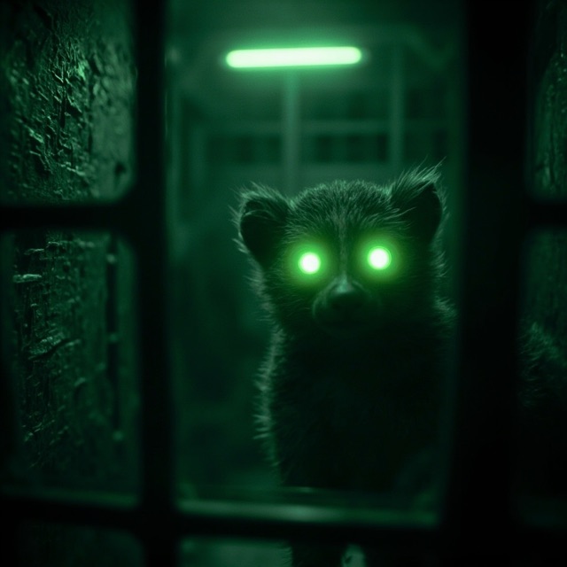 Illustrated containment portrait of The Chrono-Lemur.