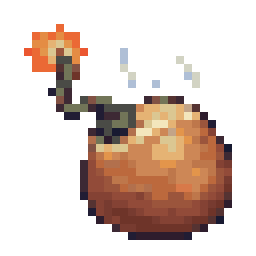 The Hot Potato: a wired potato with a burning fuse.